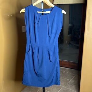 LAVAND. Anthropologie Navy Blue Sleeveless Dress Size Small